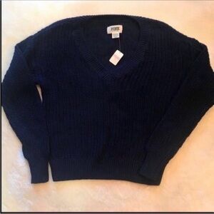 Pink Victoria’s Secret BOYFRIEND V-NECK SWEATER